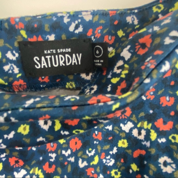 Kate Spade Saturday Mini floral circle skirt sz 6 - Picture 5 of 7